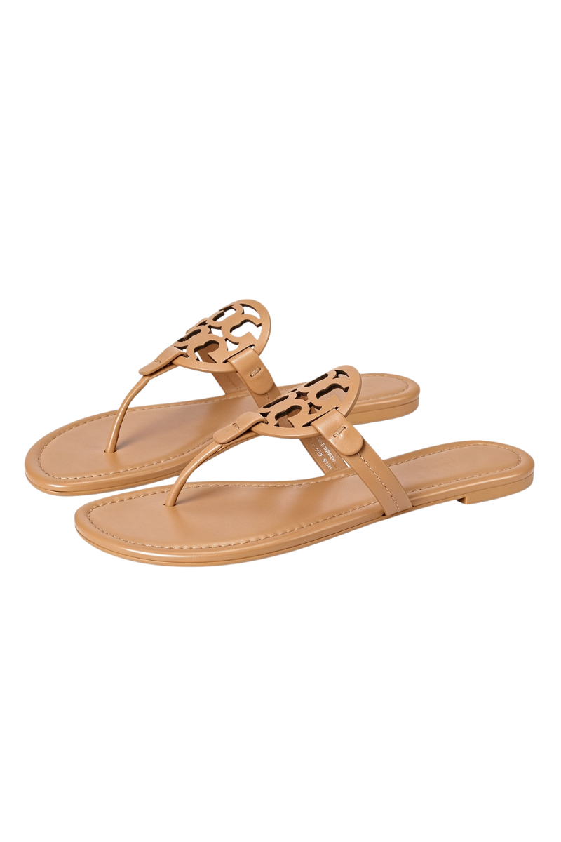 Tory Burch Miller Slippers Honeycomb Tan 174877200