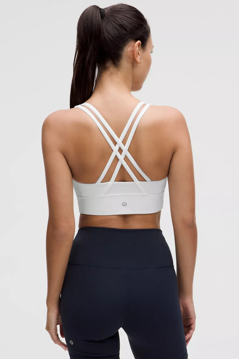 Lululemon lululemon Energy Longline Bra In White