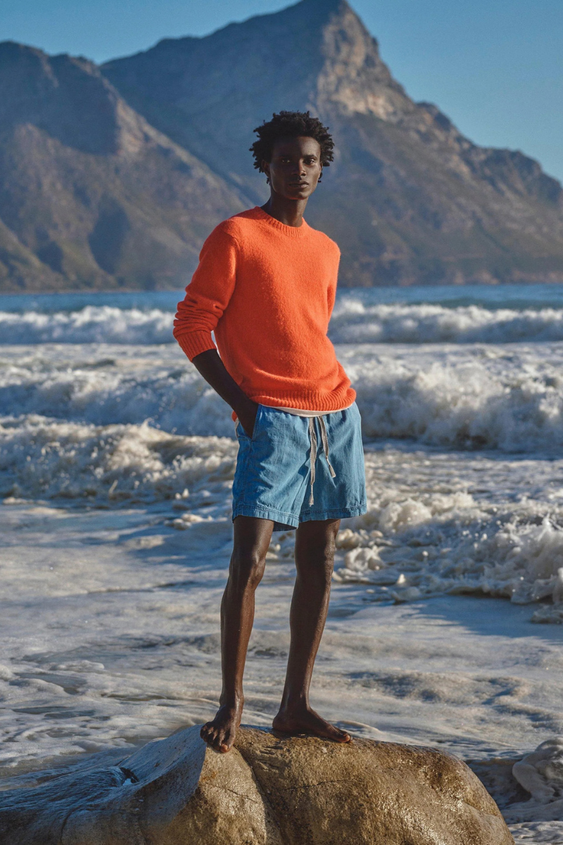 Orlebar Brown LORCA ALPACA MERINO-278299-TIGER LILY