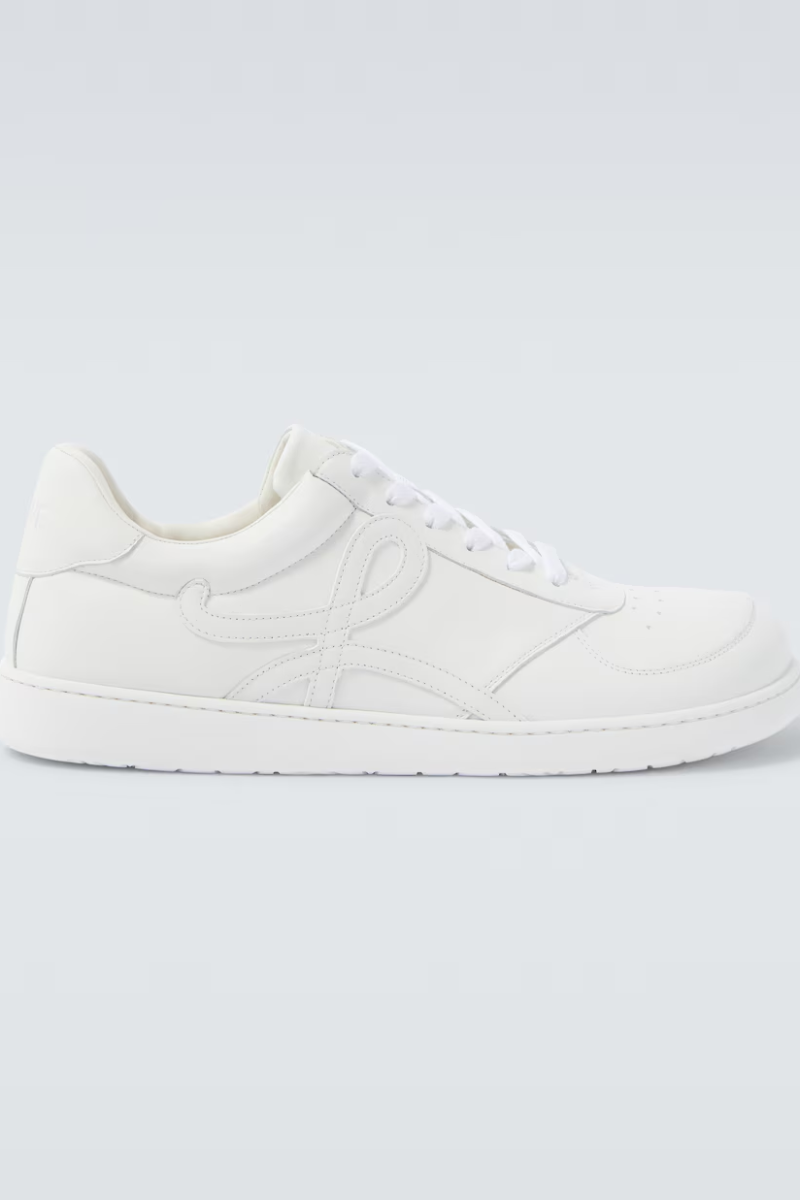 LOEWE Jambo Leather Sneakers White