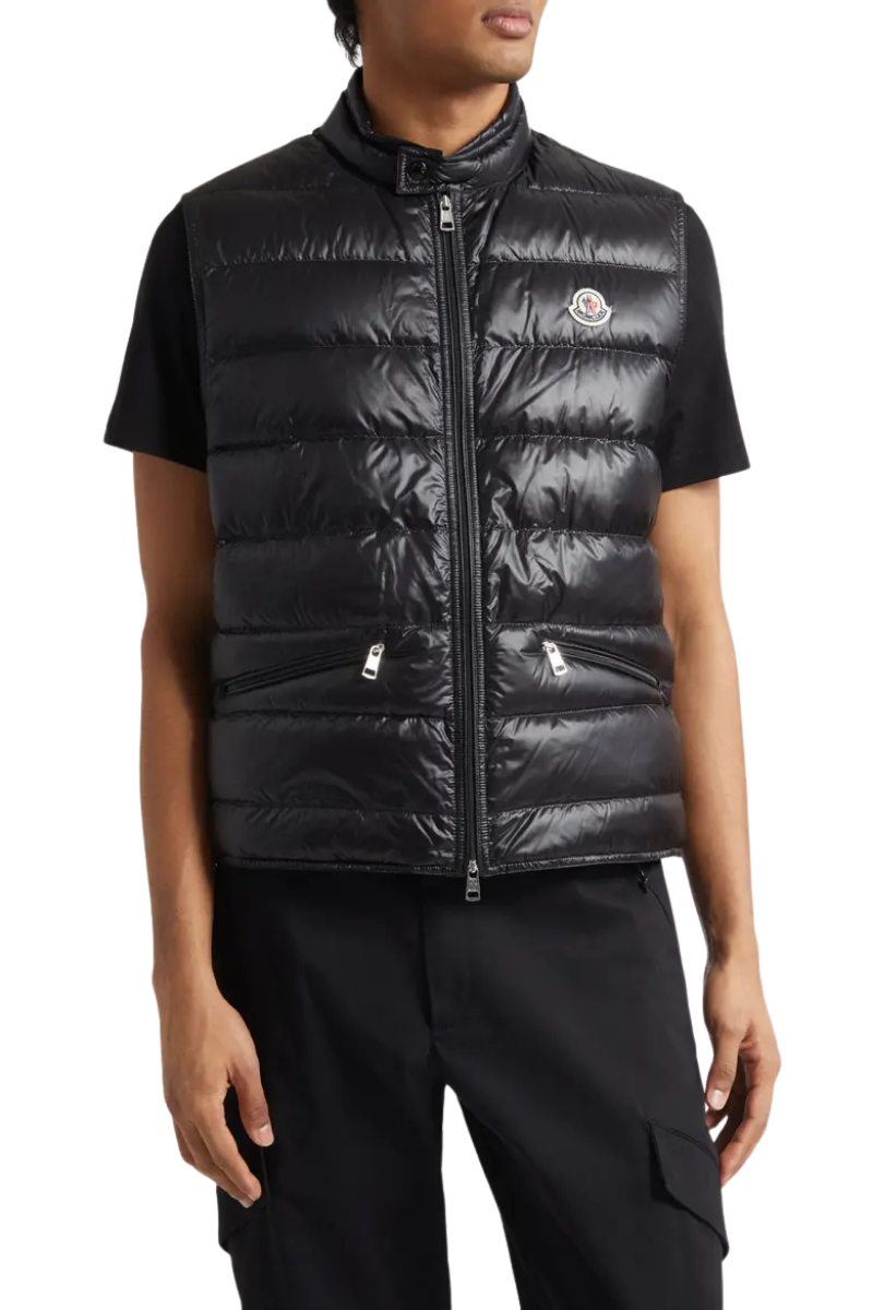 Moncler Gui Gilet Black 999 Black