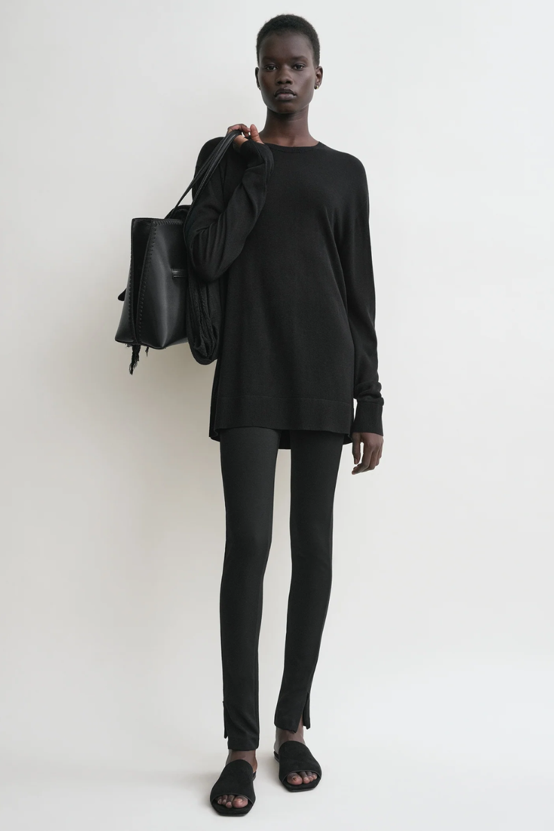 Toteme Zip leggings black