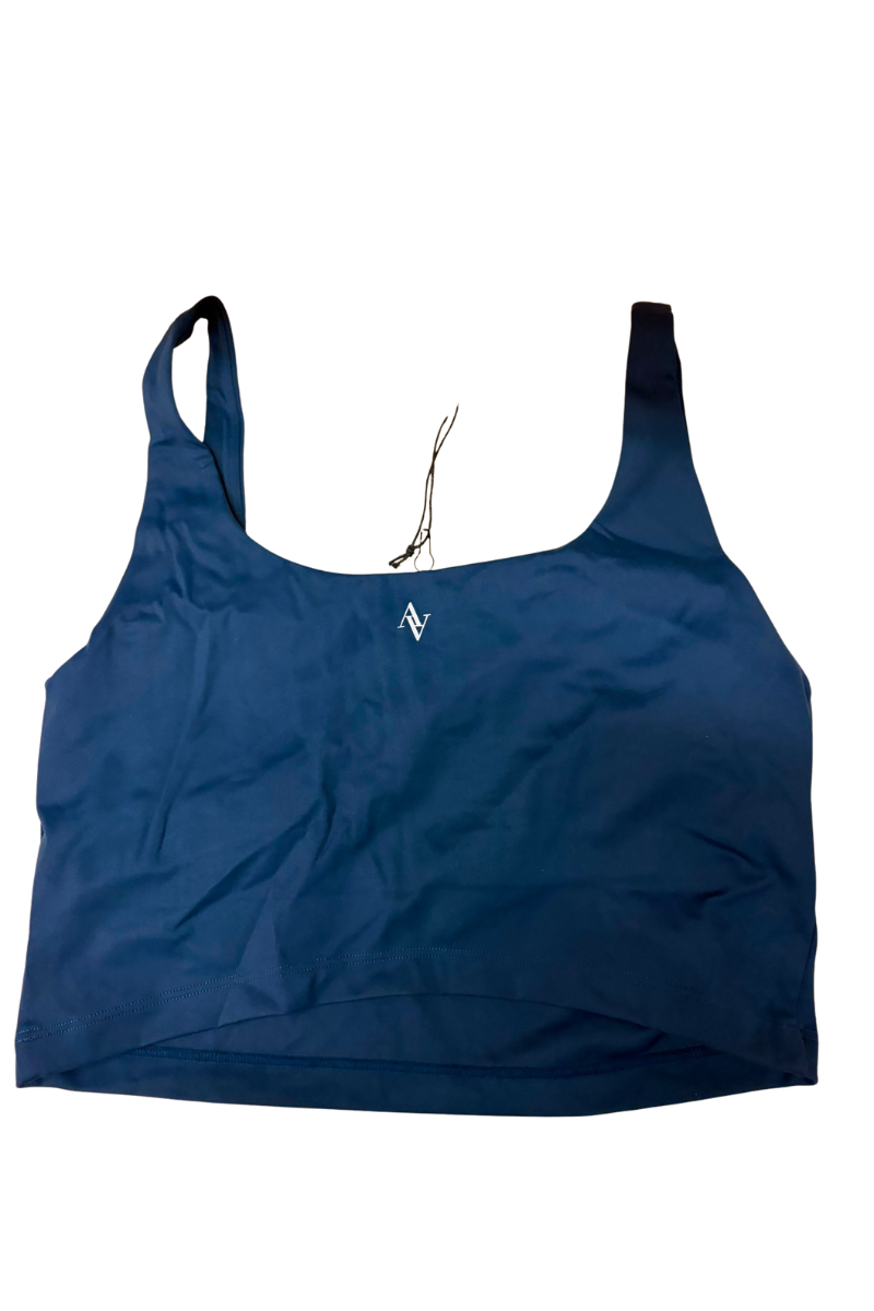 Bandier Tempo Crop Bra Marine AA202186