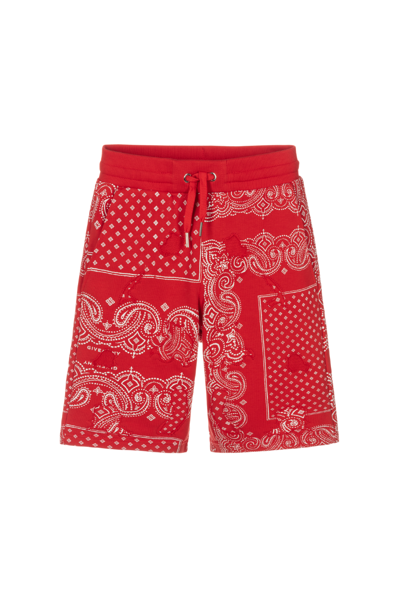 Givenchy Short Bandana With Pintuck_Red/White