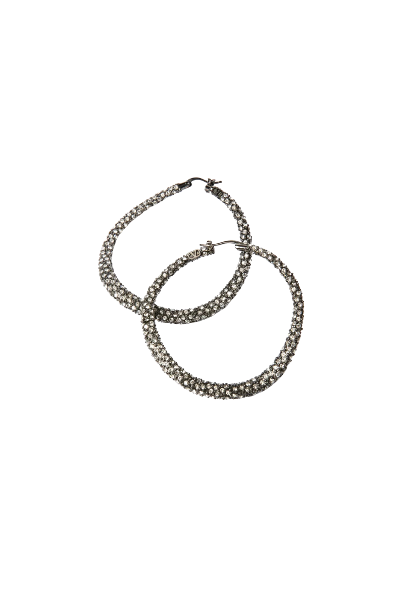 Valentino Garavani Shadowshine Earrings In Crystal