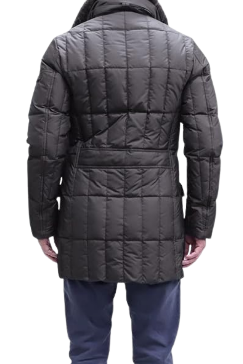 MooRER VALENTE-KM Quilted Down Jacket Antracite