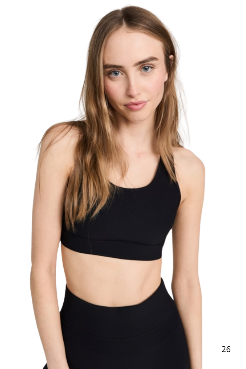 Bandier Front Row Bra Black AA202129