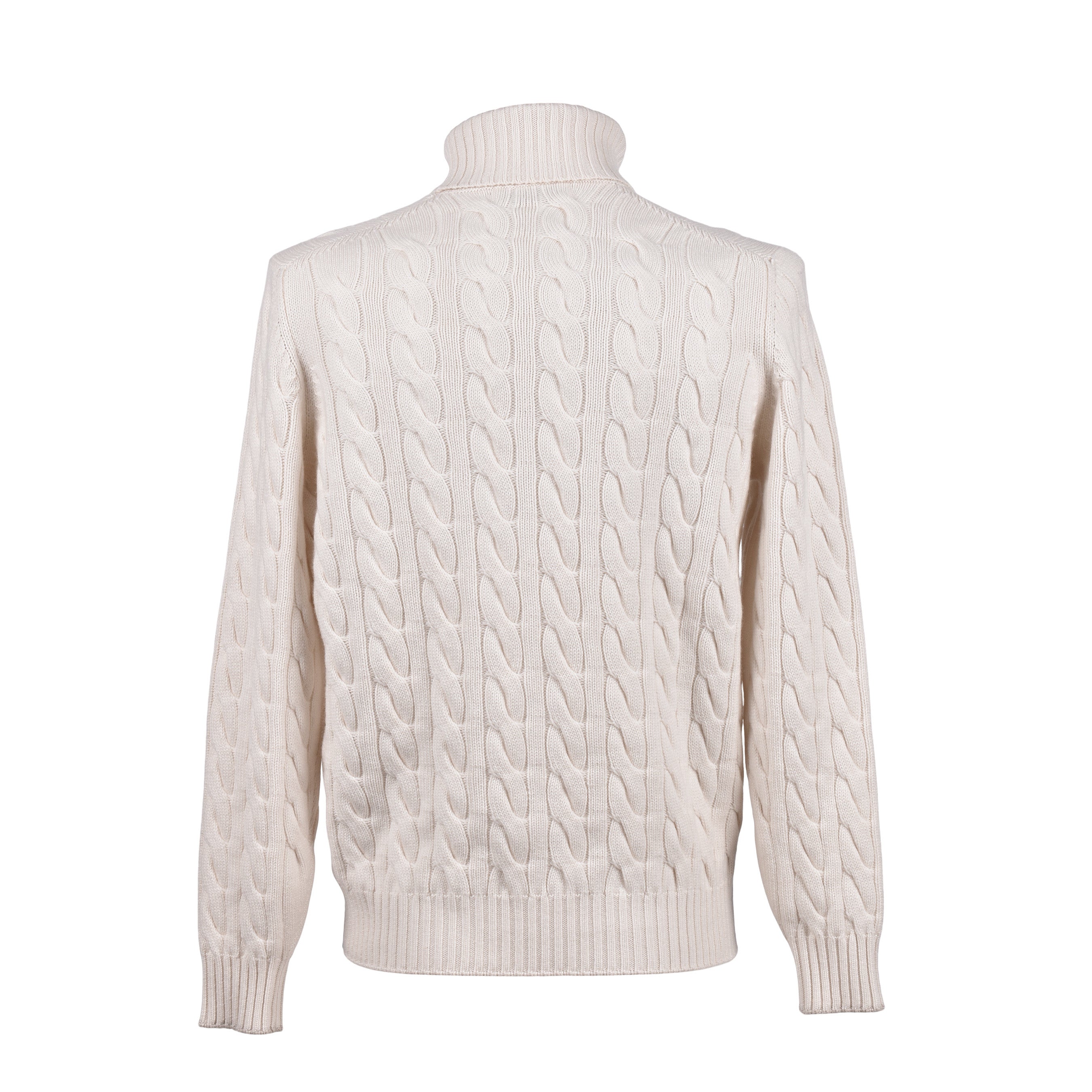 BRUNELLO CUCINELLI MEN'S 100% CASHMERE CABLE KNIT TURTLENECK SWEATER NEW