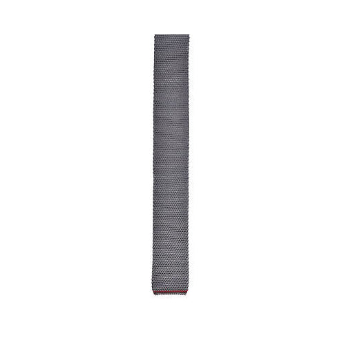BRUNELLO CUCINELLI MENS 100% SILK SOLID TONE SKINNY KNIT NECK TIE NEW