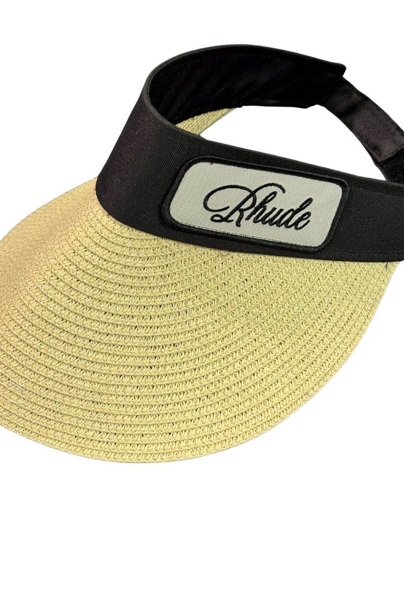 Rhude straw visor hat