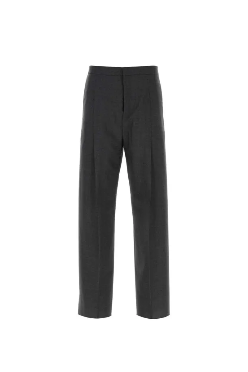 Givenchy Black Polyester Blend Joggers in dark grey with tapered legs and side pockets.