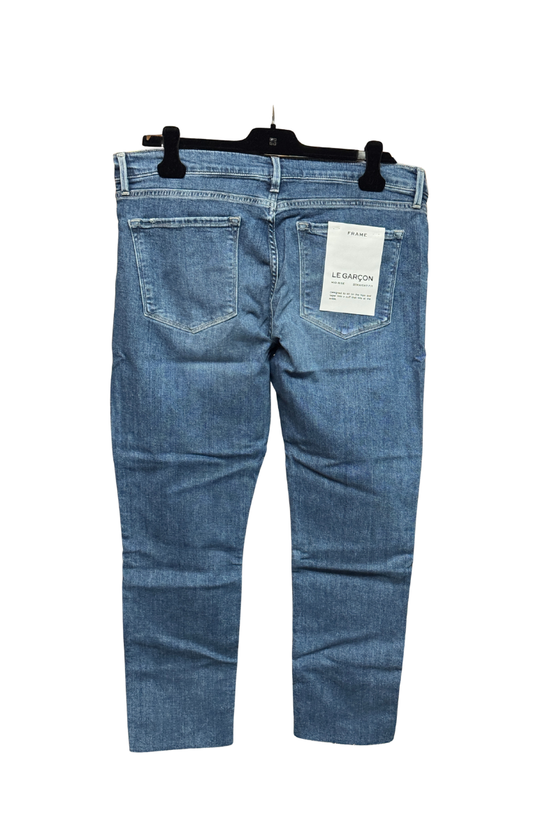 Frame Le Garcon Mid-Rise Straight Jeans GRAT