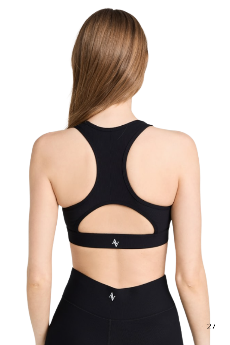 Bandier Front Row Bra Black AA202129