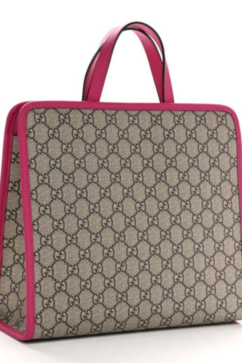 Gucci GG Supreme Monogram Punk Print Childrens Tote