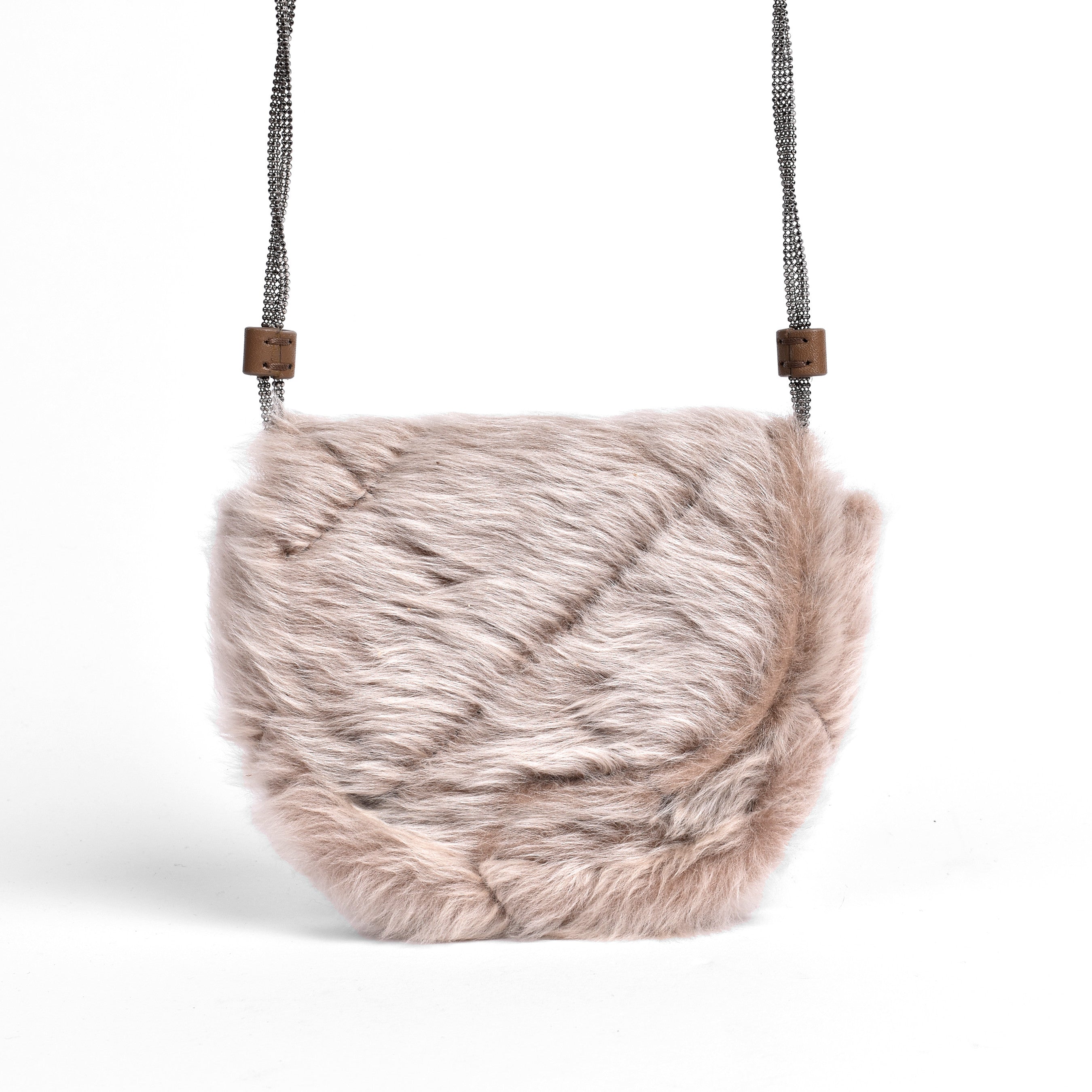 BRUNELLO CUCINELLI WOMEN'S 100% FUR SHOULDER BAG/PURSE