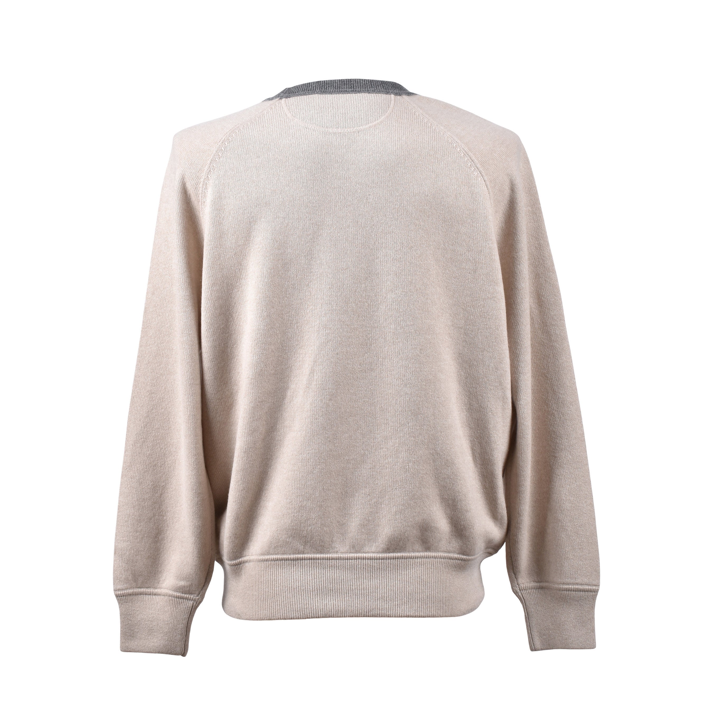 BRUNELLO CUCINELLI MEN'S 100% CASHMERE ATHLETIC STYLE CREW NECK SWEATER NEW
