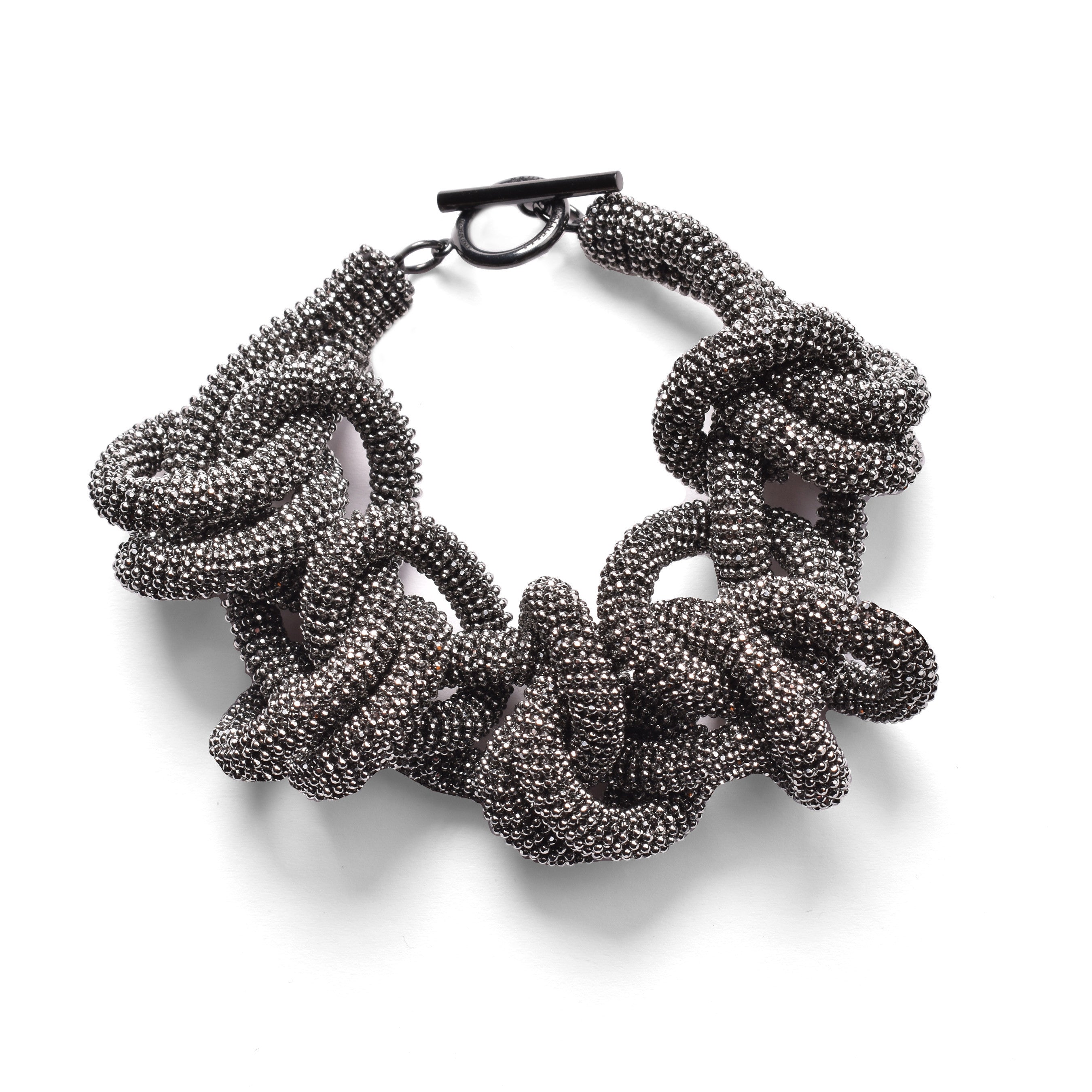 BRUNELLO CUCINELLI WOMEN'S MONILI BEAD CHAIN LINK STYLE BRACELET NEW