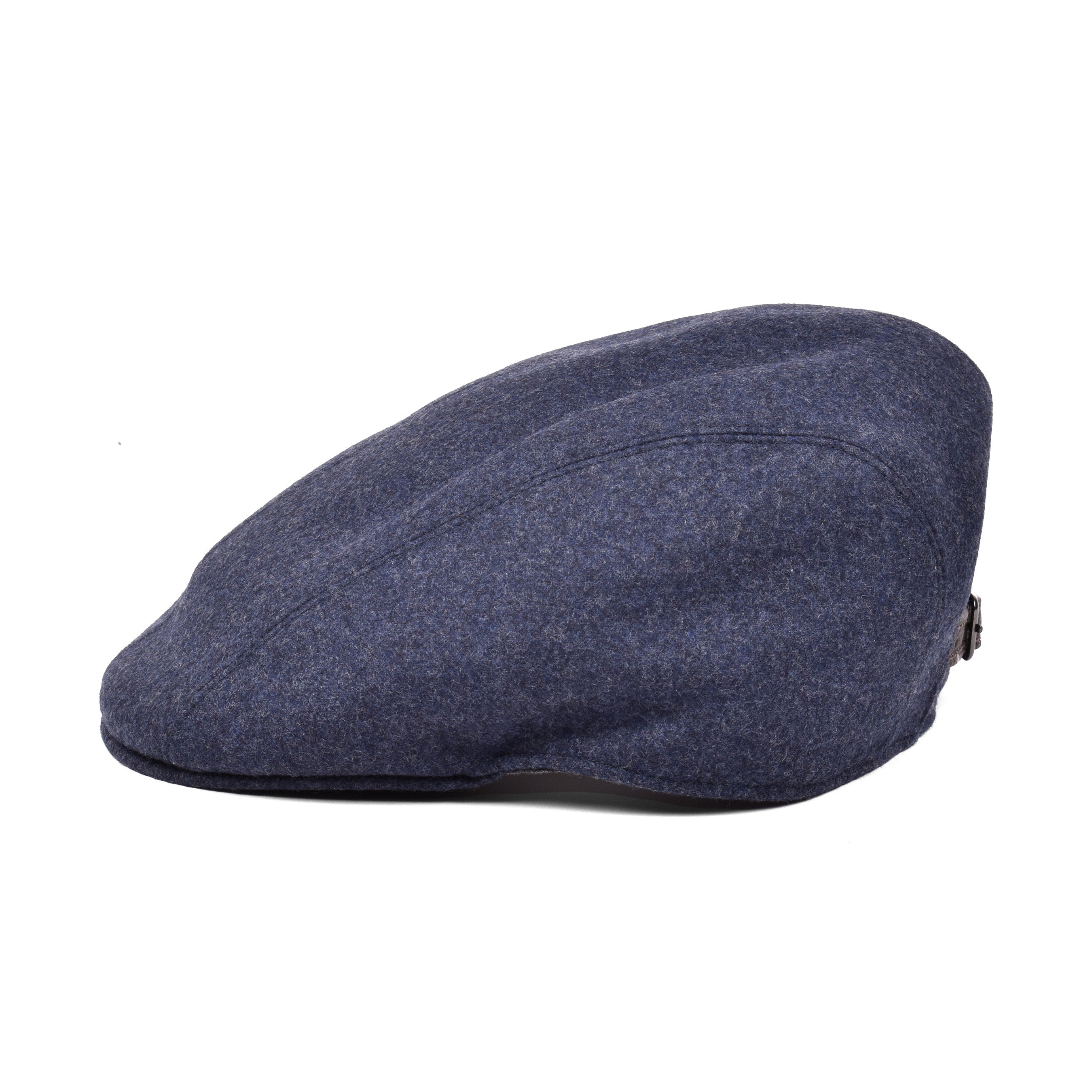 BRUNELLO CUCINELLI MEN'S 100% CASHMERE NAVY BLUE FLAT HAT NEW LARGE