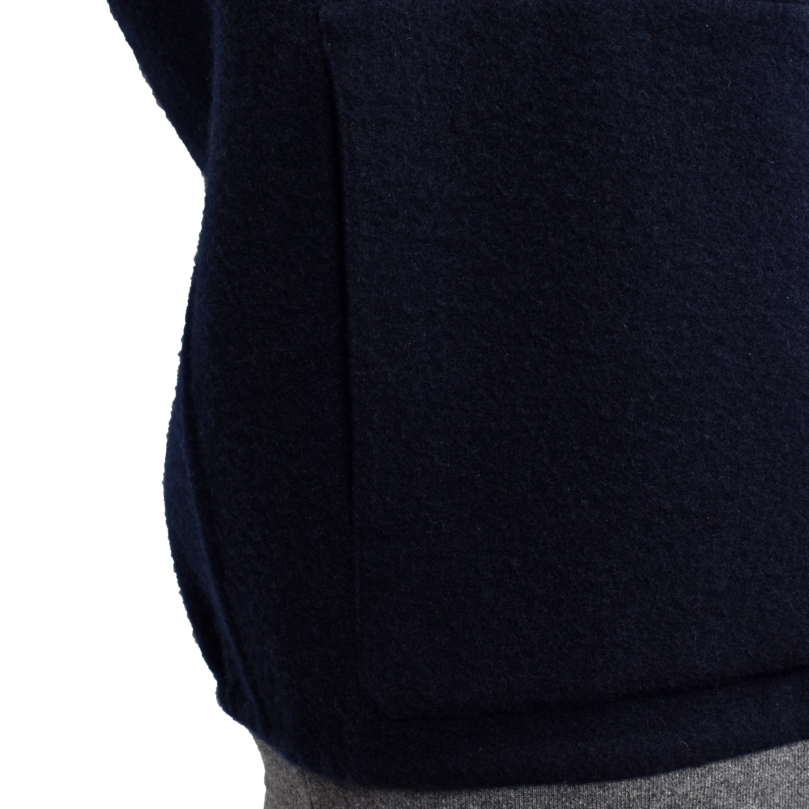 BRUNELLO CUCINELLI MEN'S NAVY GRAY CASHMERE REVERSIBLE VEST