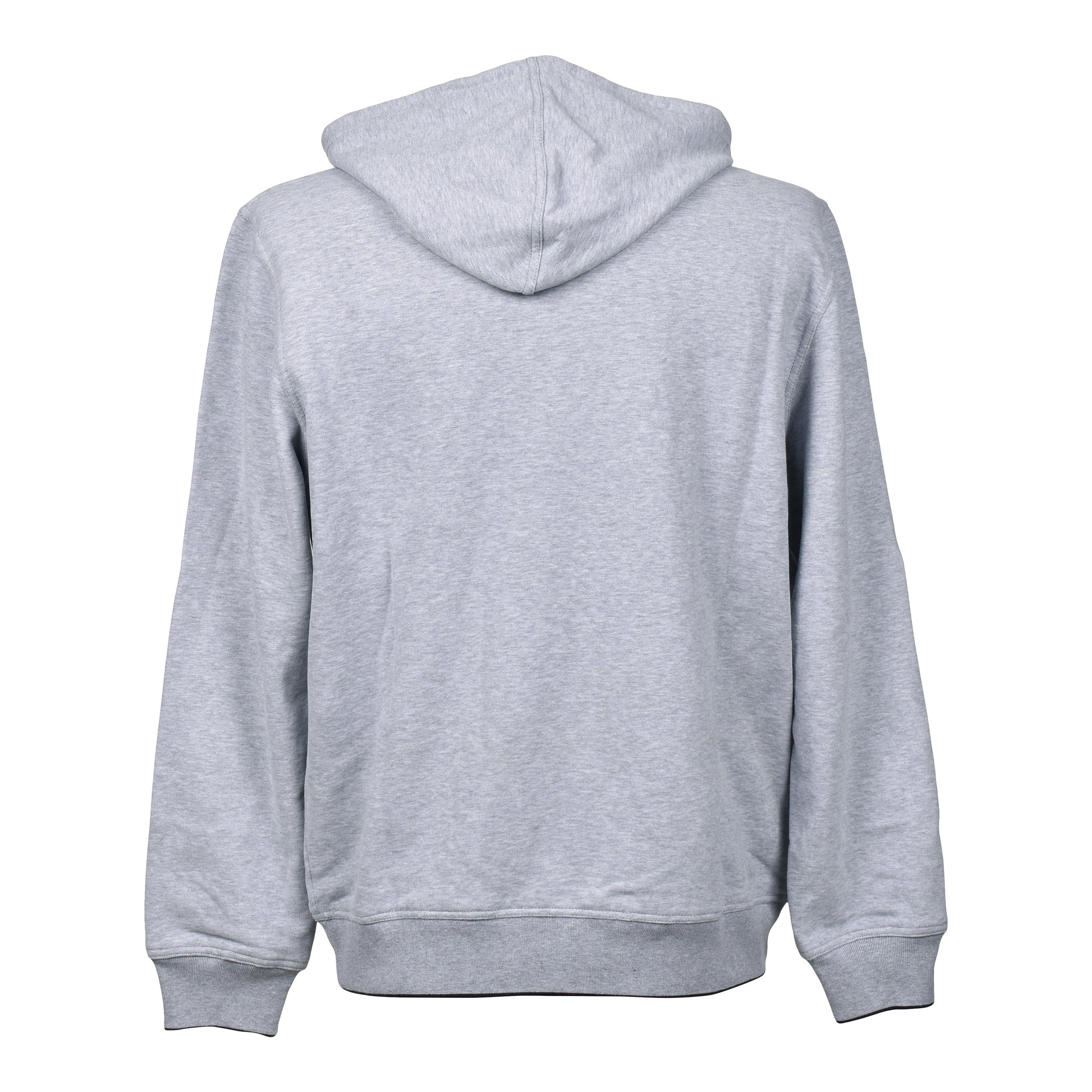 BRUNELLO CUCINELLI MEN'S LIGHT GREY COTTON HOODIE