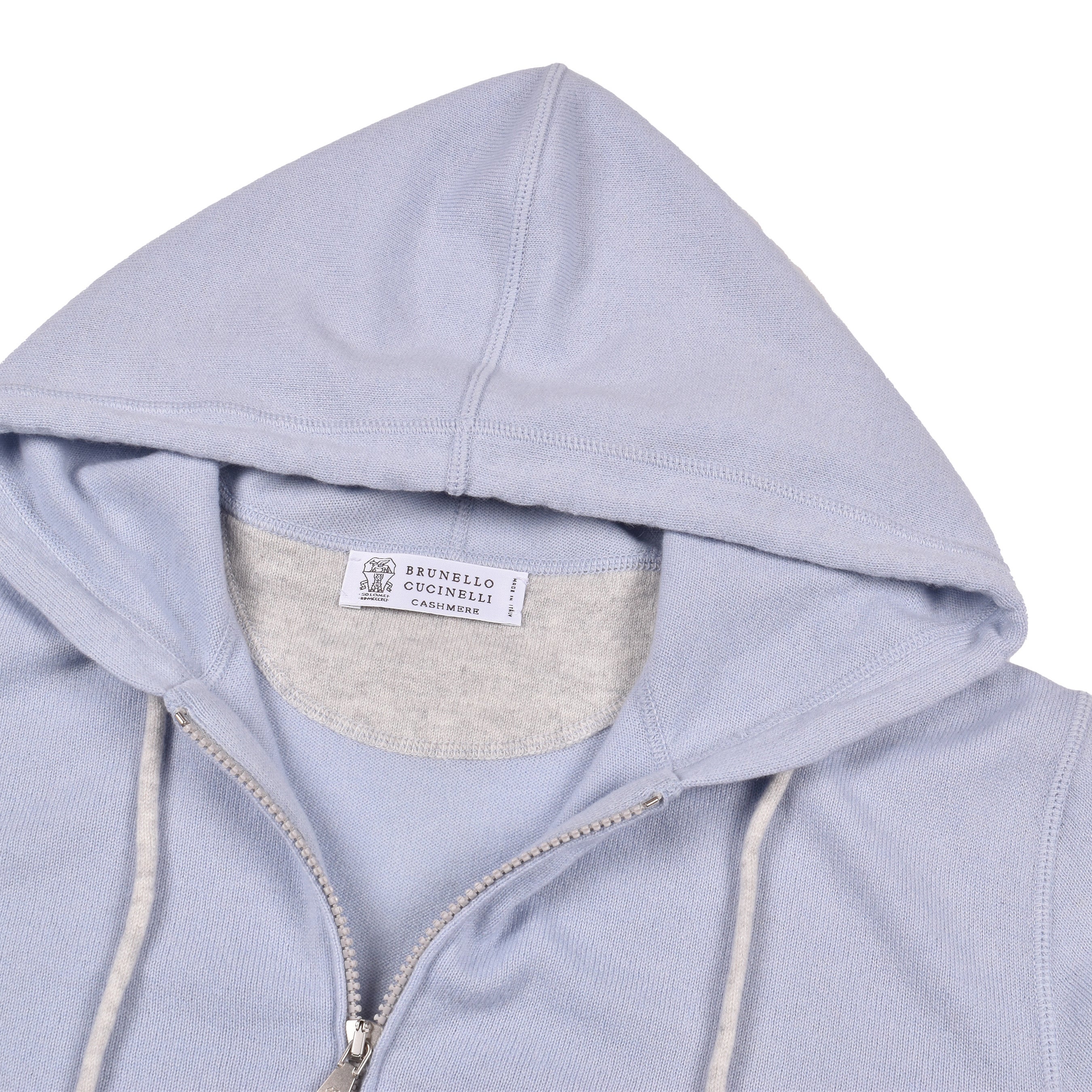 BRUNELLO CUCINELLI MEN'S 100% CASHMERE ZIP UP HOODIE SWEATER NEW