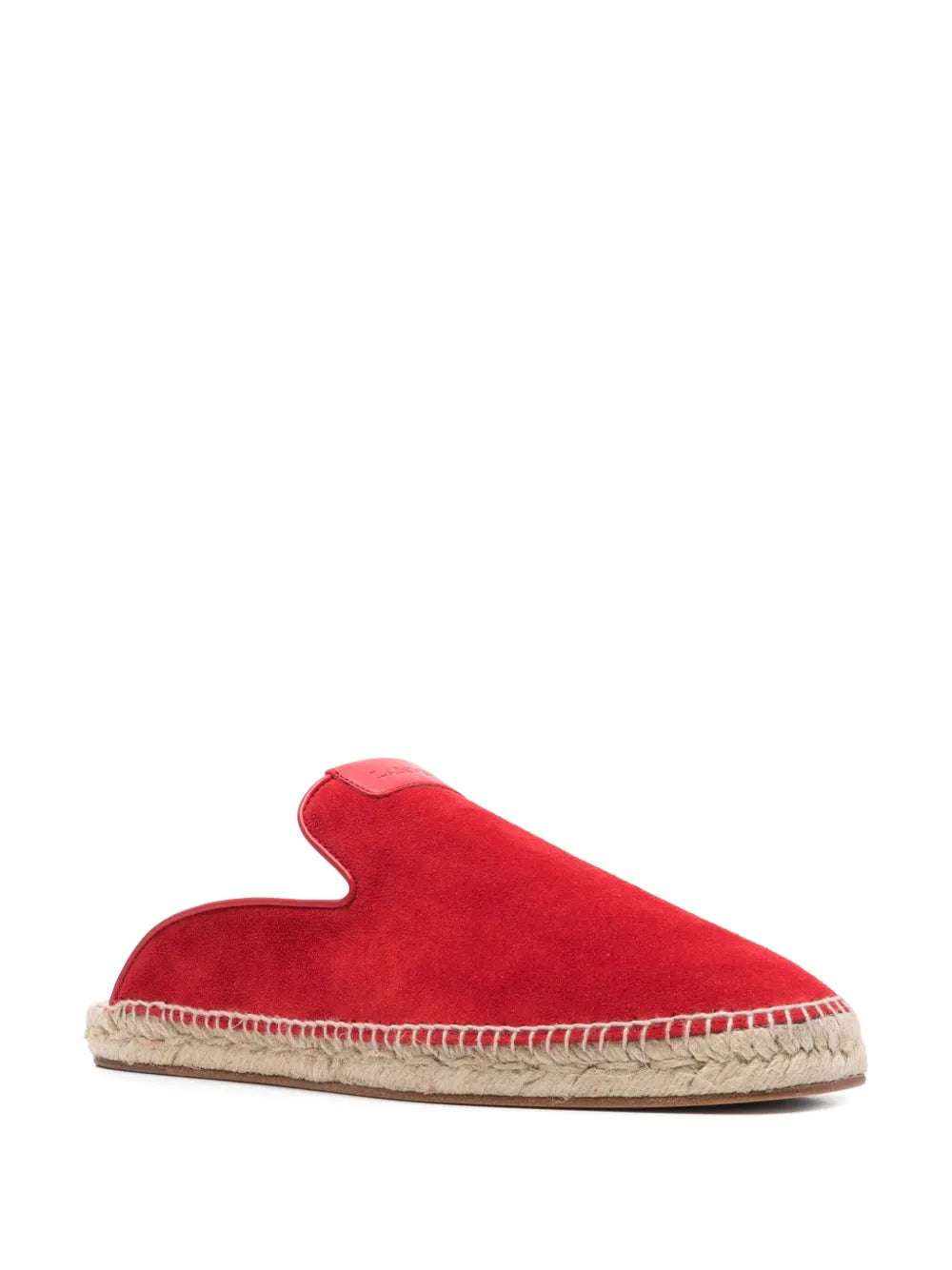 Lanvin suede espadrilles in Carmine Red