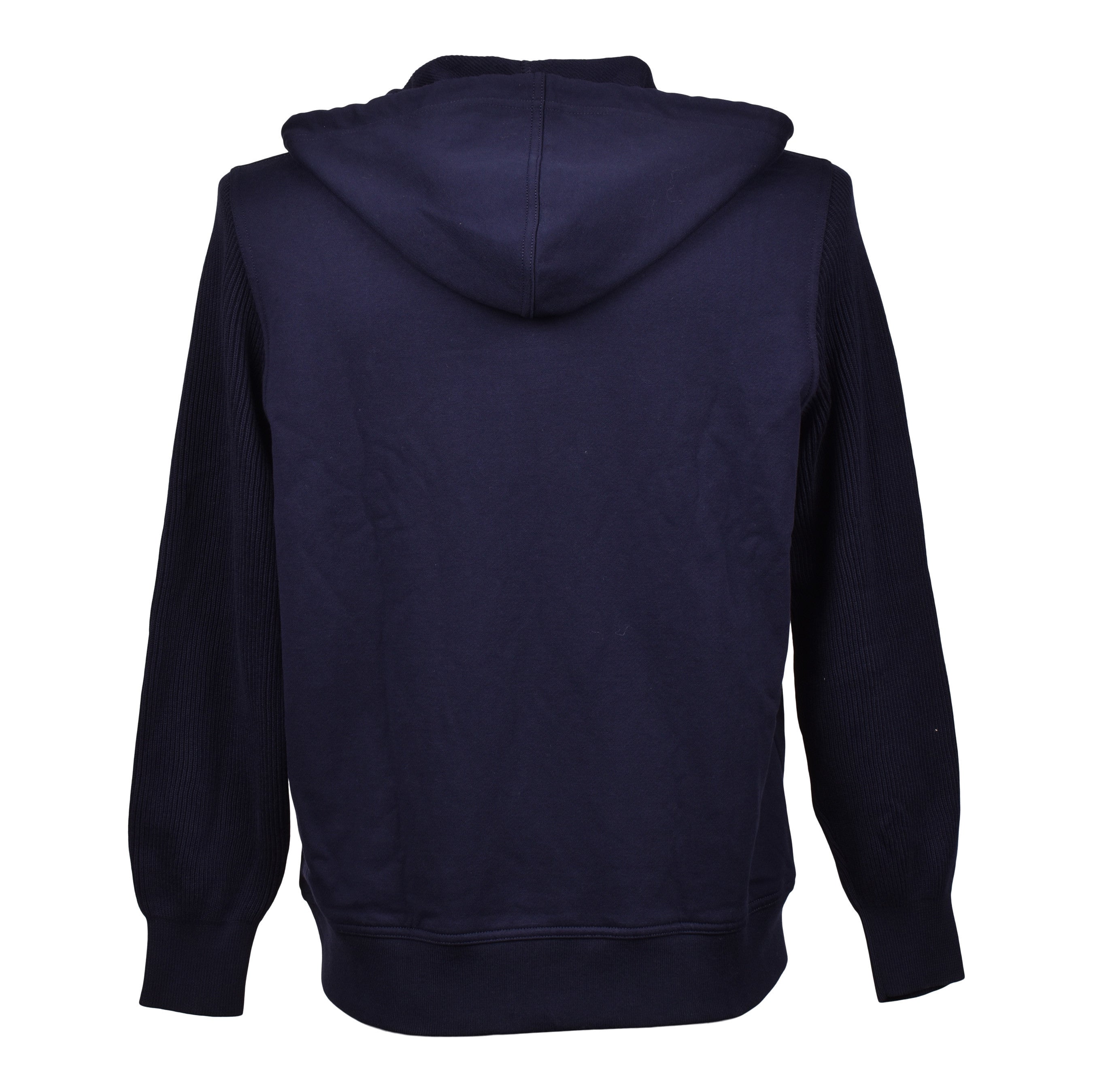 BRUNELLO CUCINELLI MEN'S 100% COTTON TWO TONE ZIP UP HOODIE SWEATER/JACKET