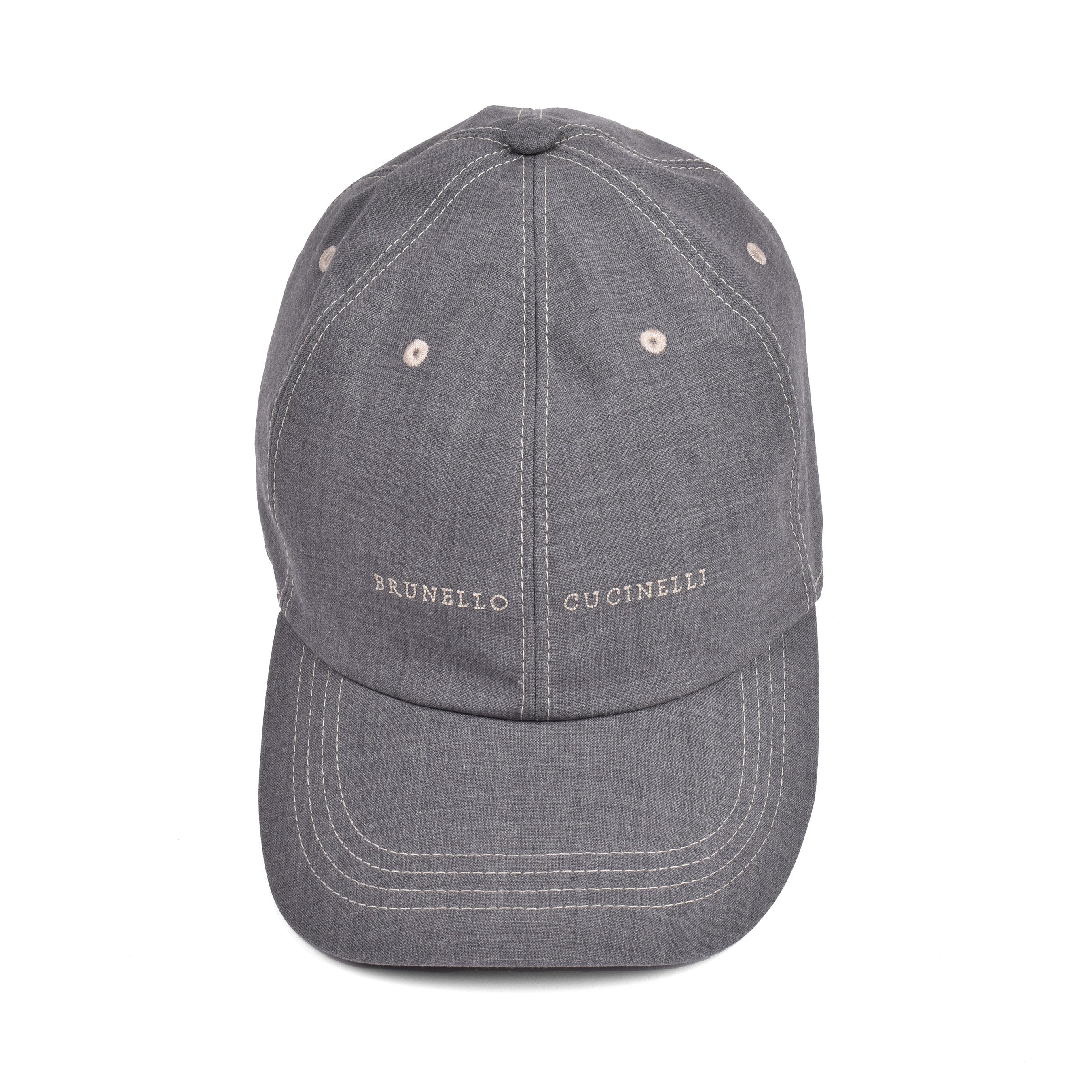 BRUNELLO CUCINELLI MEN'S 100% VIRGIN WOOL BASEBALL CAP / HAT NEW