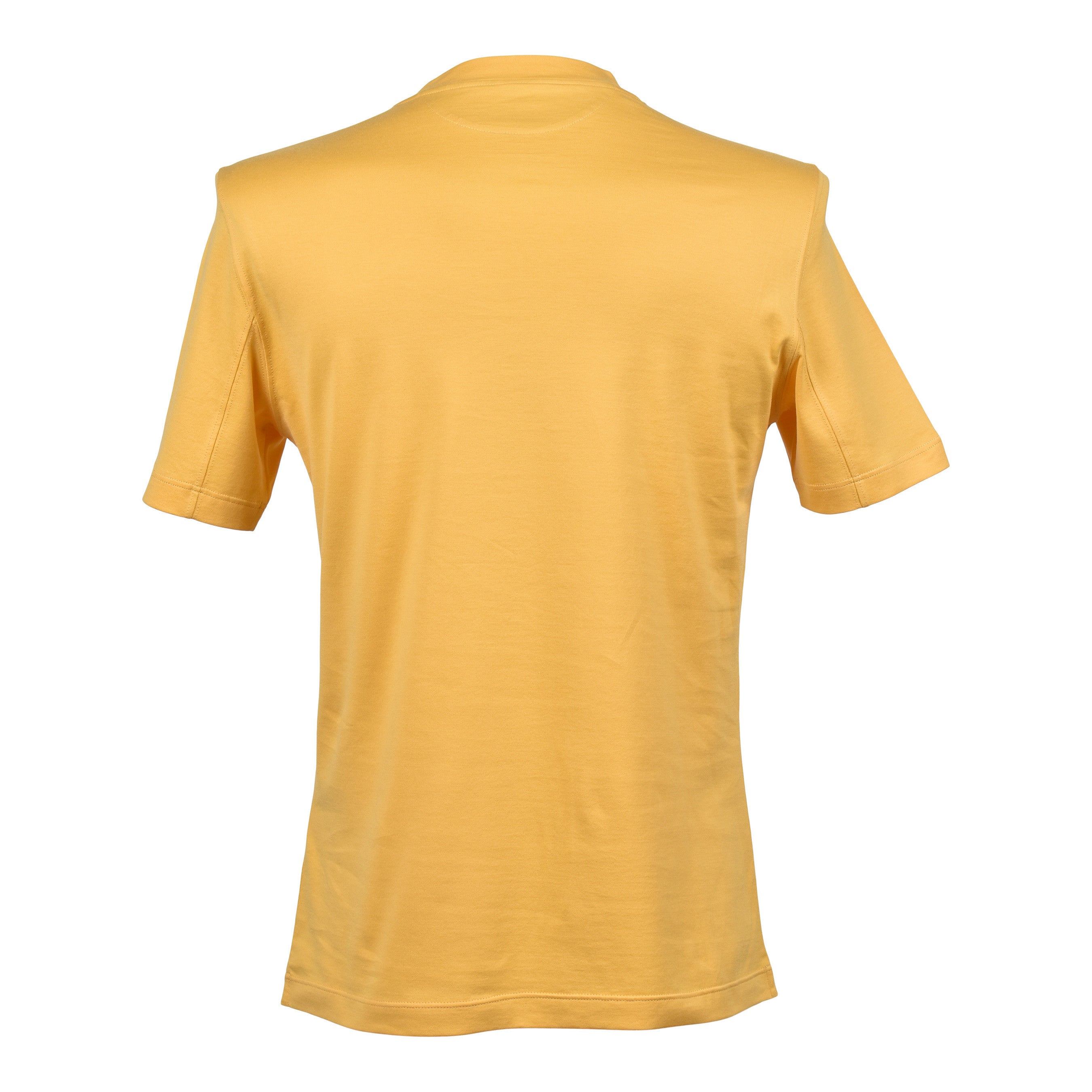 BRUNELLO CUCINELLI MEN'S 100% COTTON CREW NECK SLIM FIT SHORT SLEEVE LOGO TSHIRT