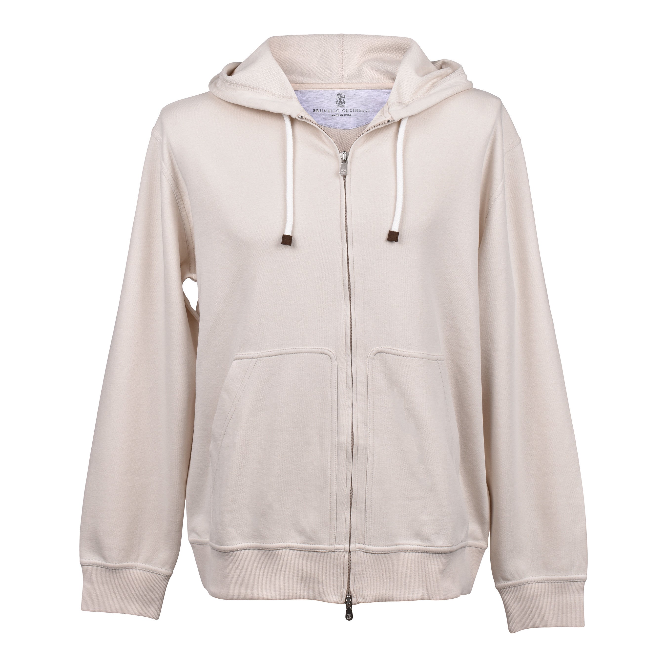 BRUNELLO CUCINELLI MEN'S ATHLETHIC STYLE ZIP UP SWEATSHIRT HOODIE / SWEATER NEW