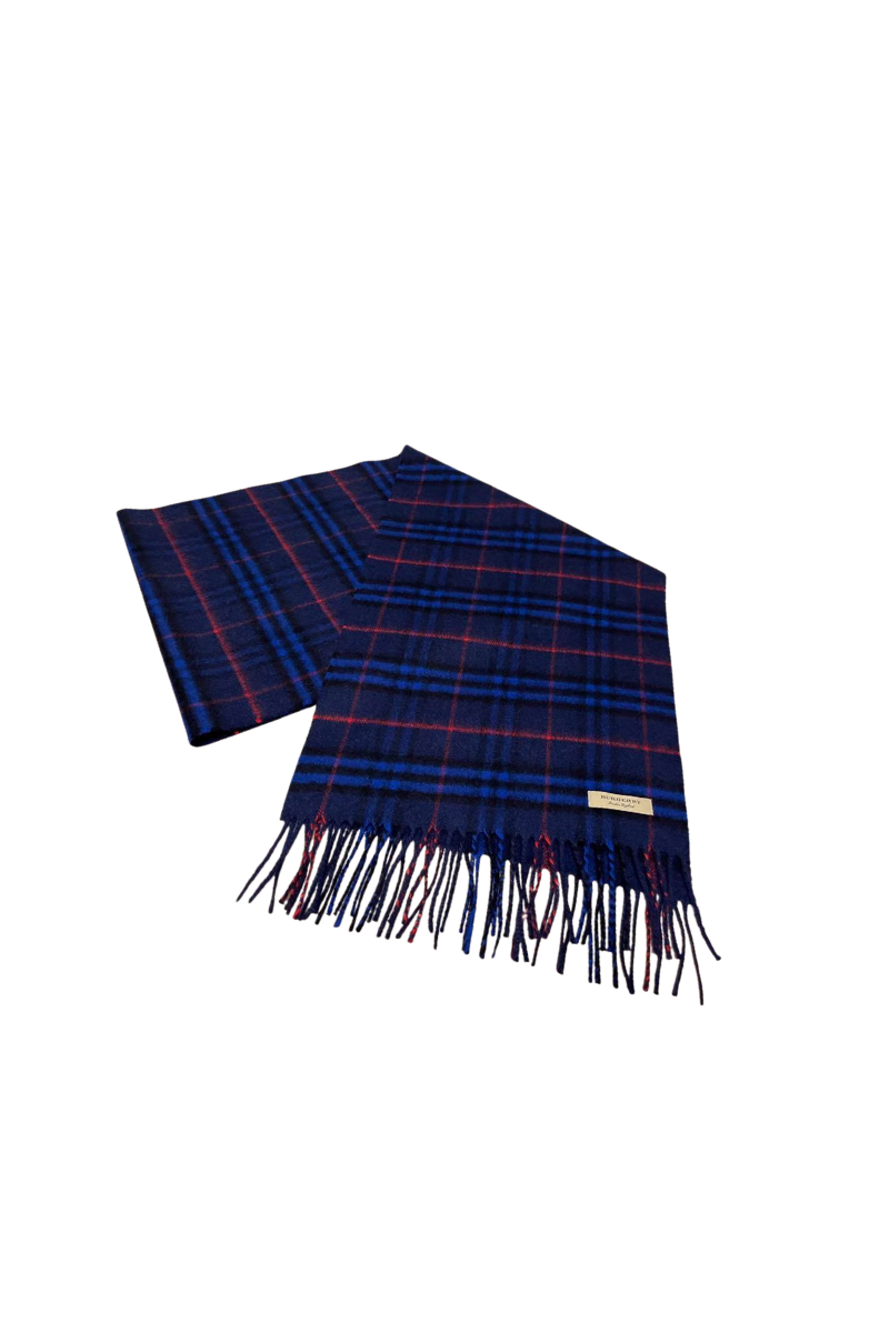 Burberry 100% Cashmere Scarf - Classic Check Pattern