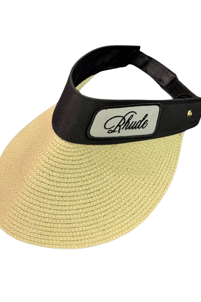 Rhude straw visor hat