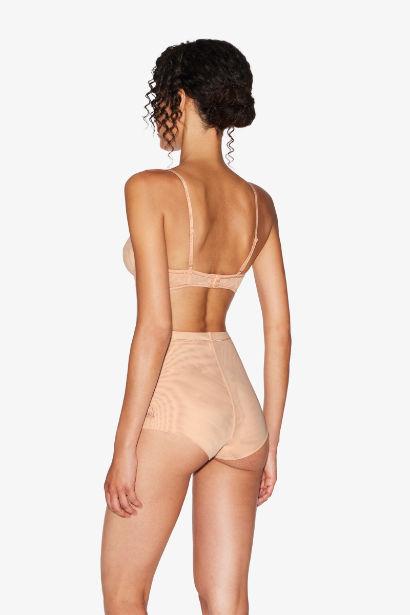 La Perla Sand Stretch Tulle Balconette Bra