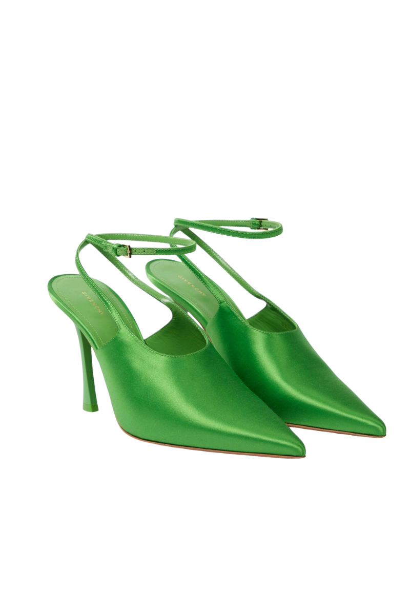 Givenchy Show Slingback Pump 95Mm_Absynthe Green