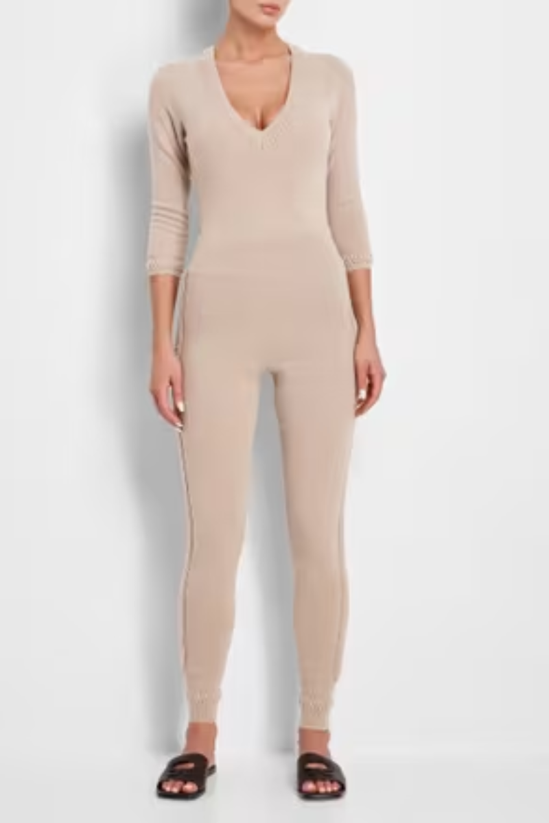 La Perla Woolen Trousers In Beige