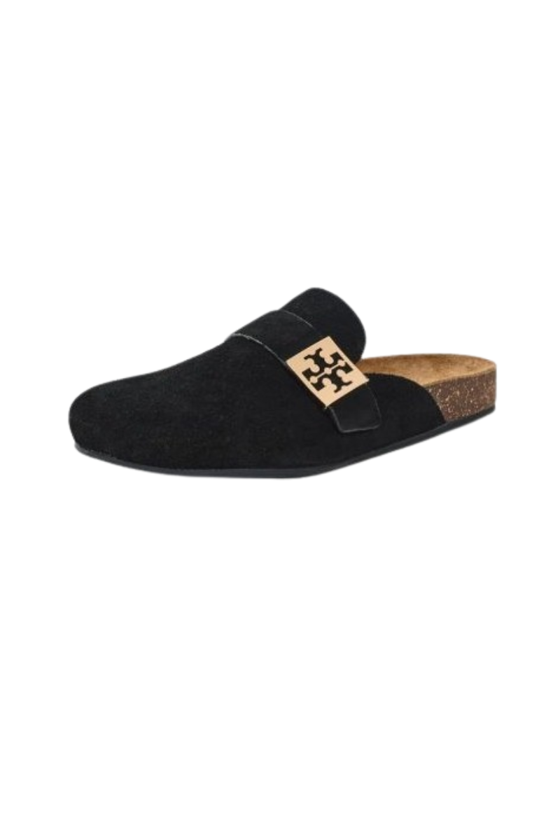 Tory Burch Mellow Mule Slippers Perfect Black/Gold 154446006