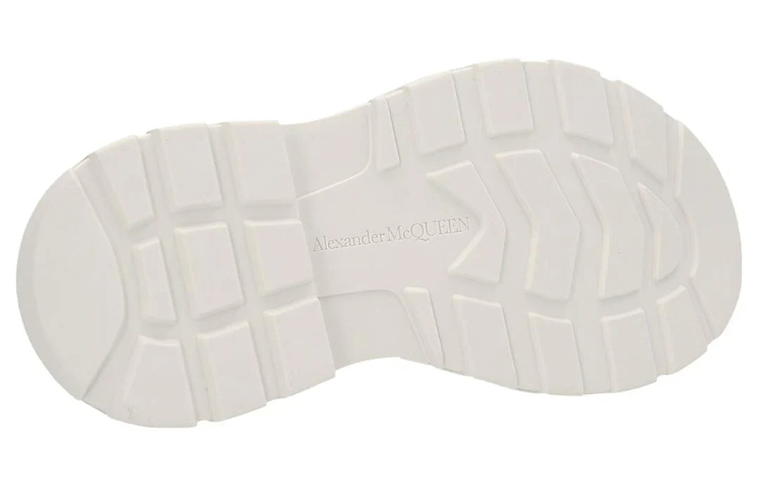 Alexander McQueen Black Stretch Nylon Tread Slick Sneakers