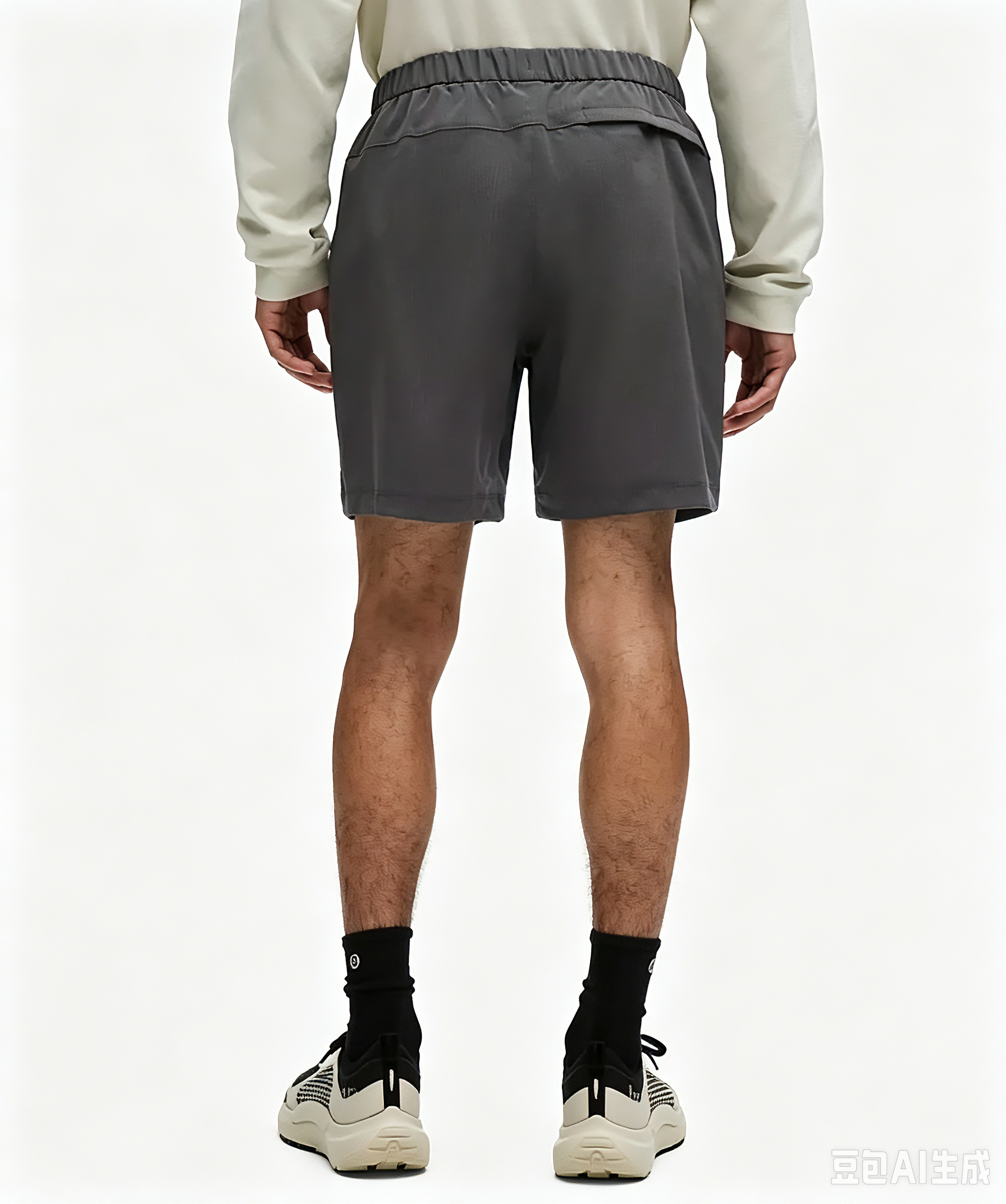 Lululemon ABC  WovenAir™ Pull-On Short 7" Onyx Grey LM7BNQS