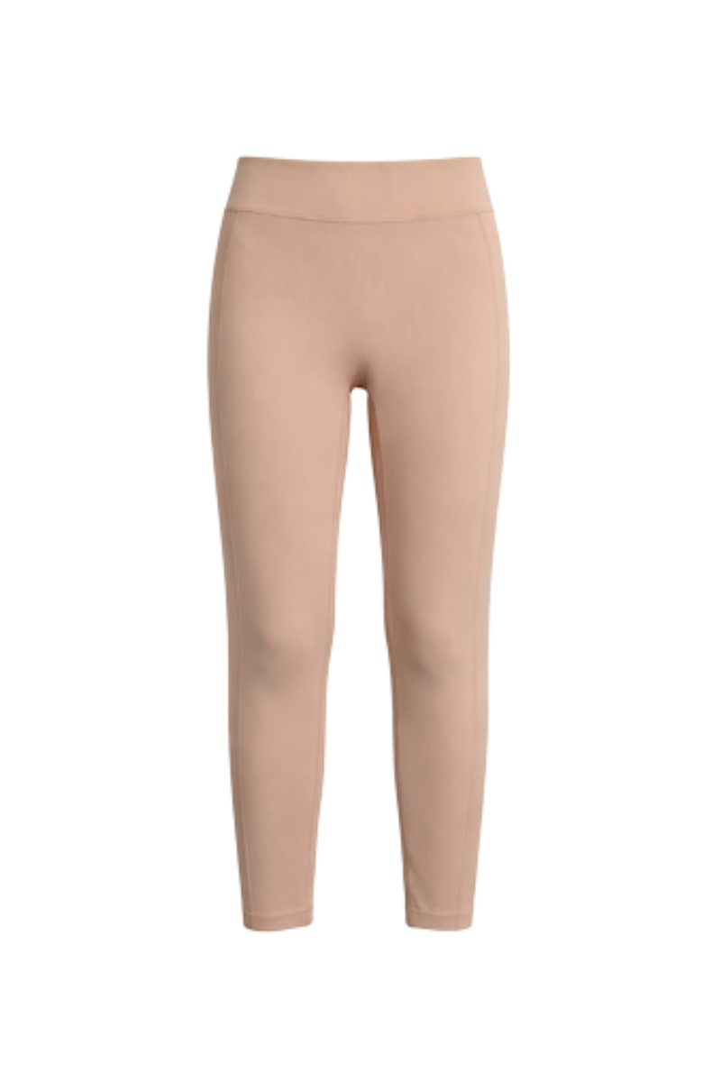 Bandier Rib Center Stage Legging Rose AA202111