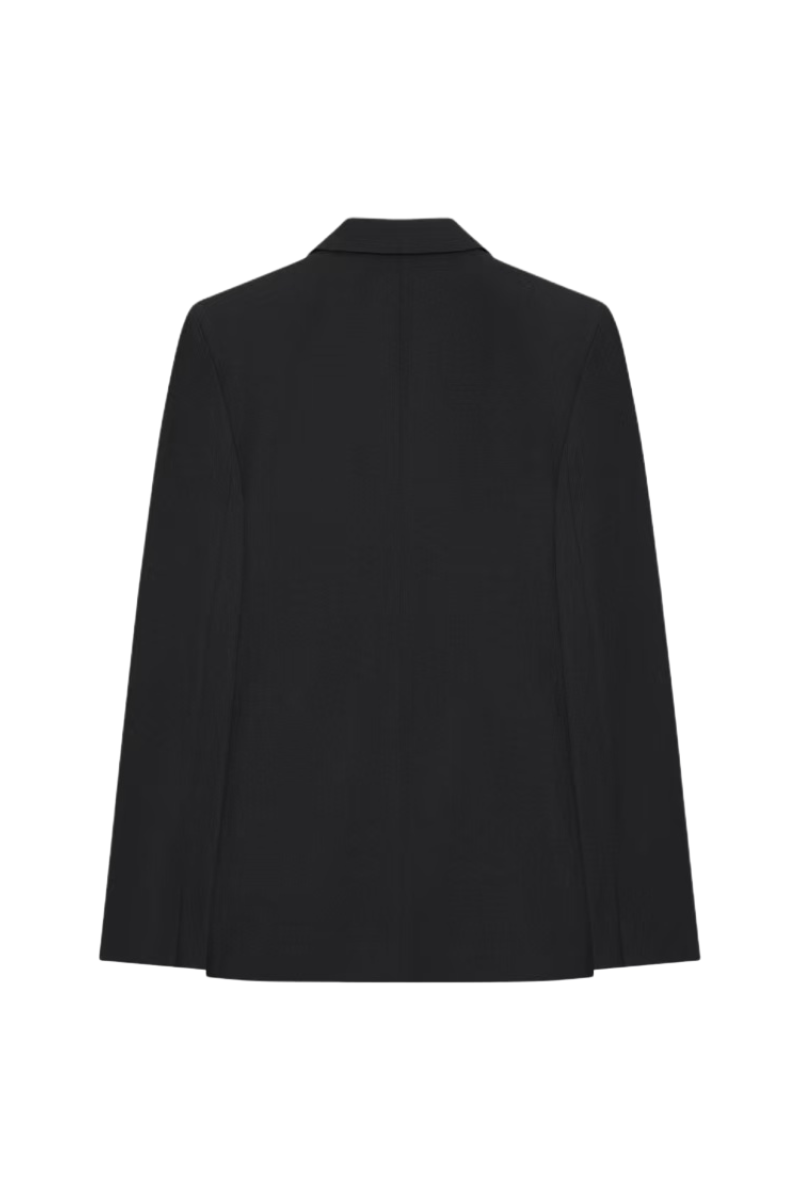 Givenchy Extra Fitted Jacket Satin Peak Lapel Black BM30G014DL