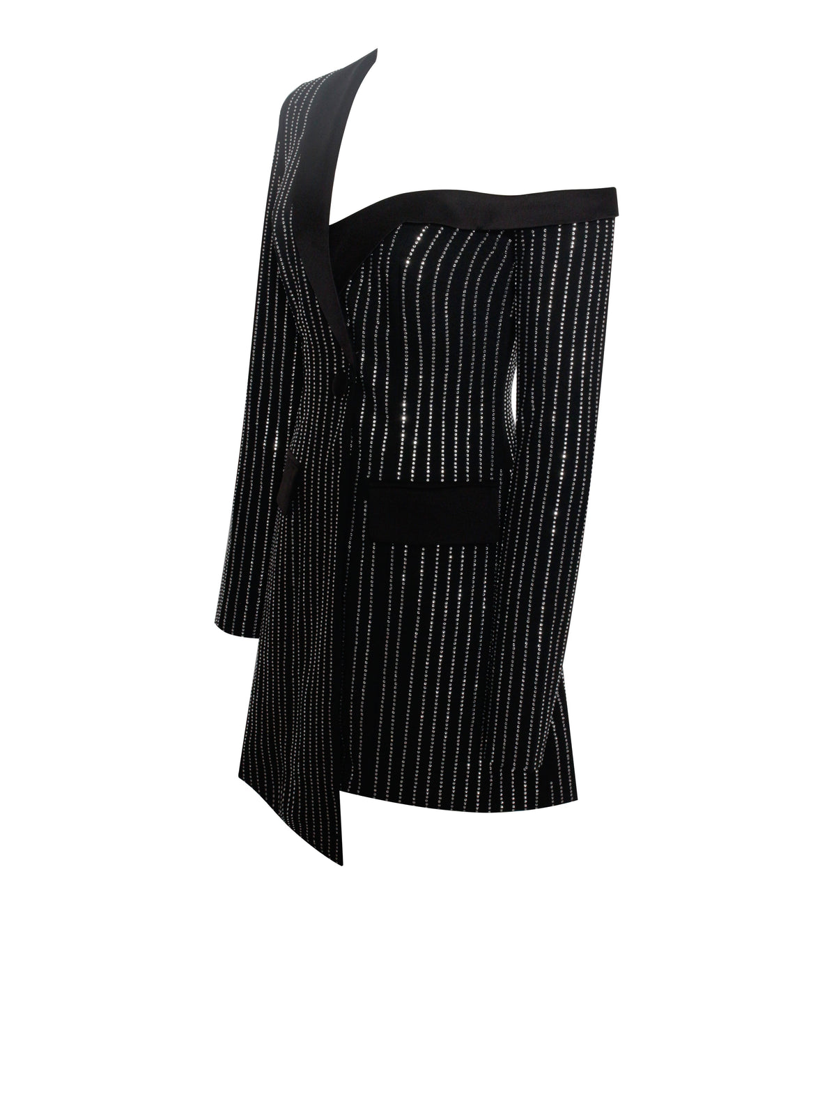 Winifred Rhinestone Crystal Blazer Dress (Archive Sale)
