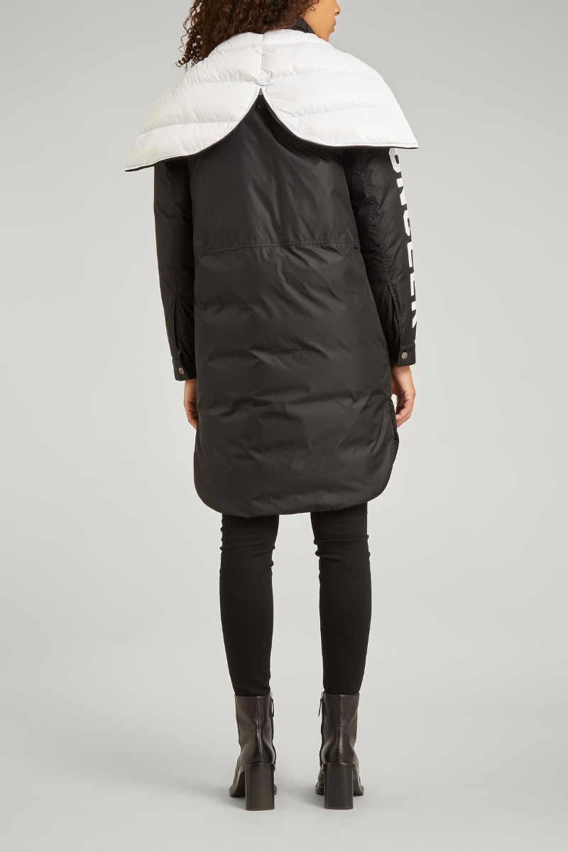 Moncler Black Puffer Coat HUGON GIUBBOTTO