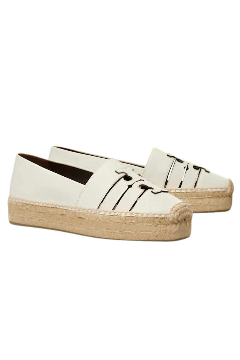 Tory Burch Ines Multi Strap Platform Espadrille Light Cream 167243-251