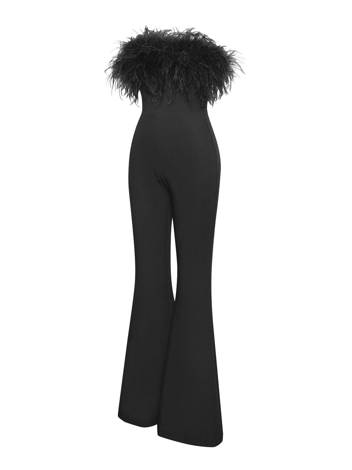 Kylan Black Feather Jumpsuit (Archive Sale)