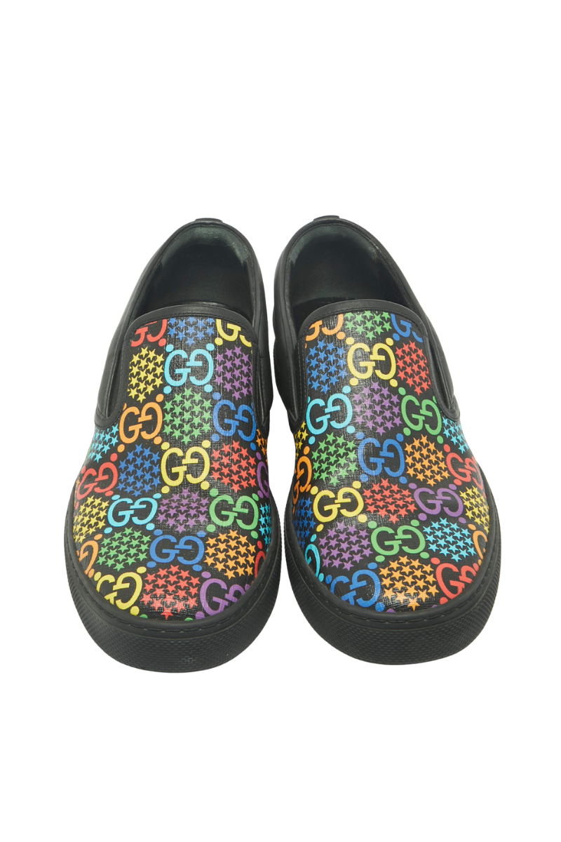 Gucci Men's Ace GG Supreme Slip-on Black