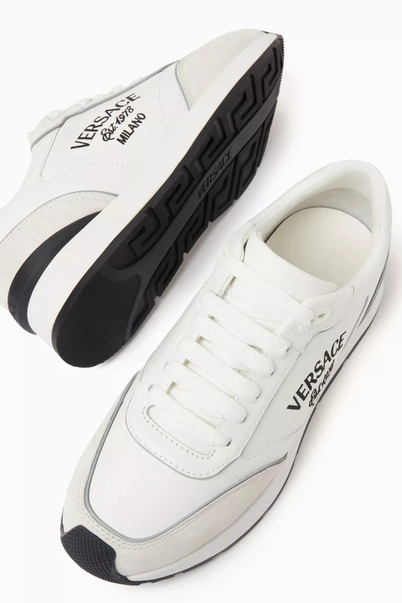 Versace Milano Runner Sneakers -White