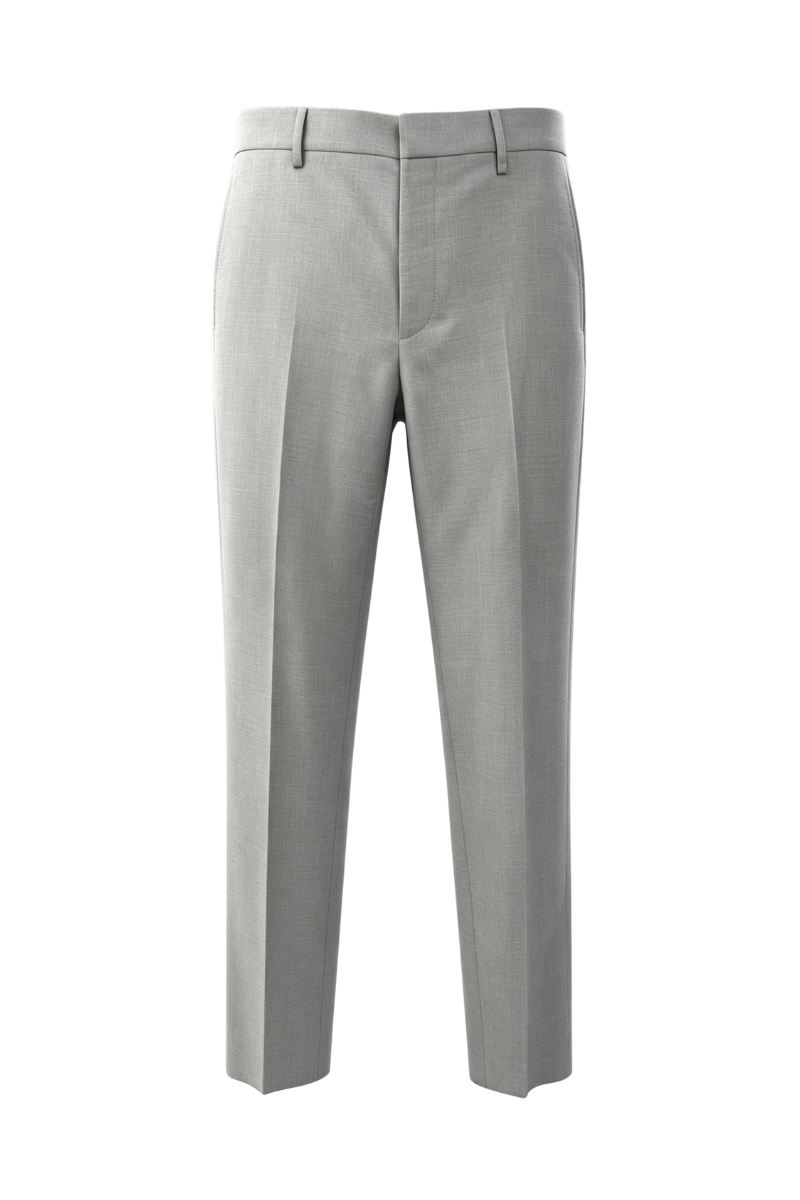 Givenchy Side Seam Trousers 4G Embroidery Grey/White BM51GU15K7