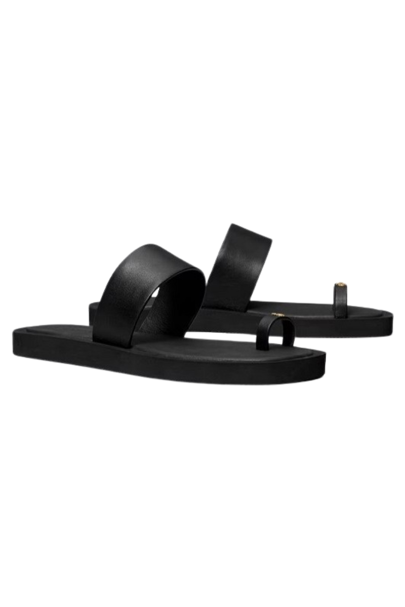 Tory Burch Toe Ring Flip Flop Perfect Black / Perfect Black 167264013