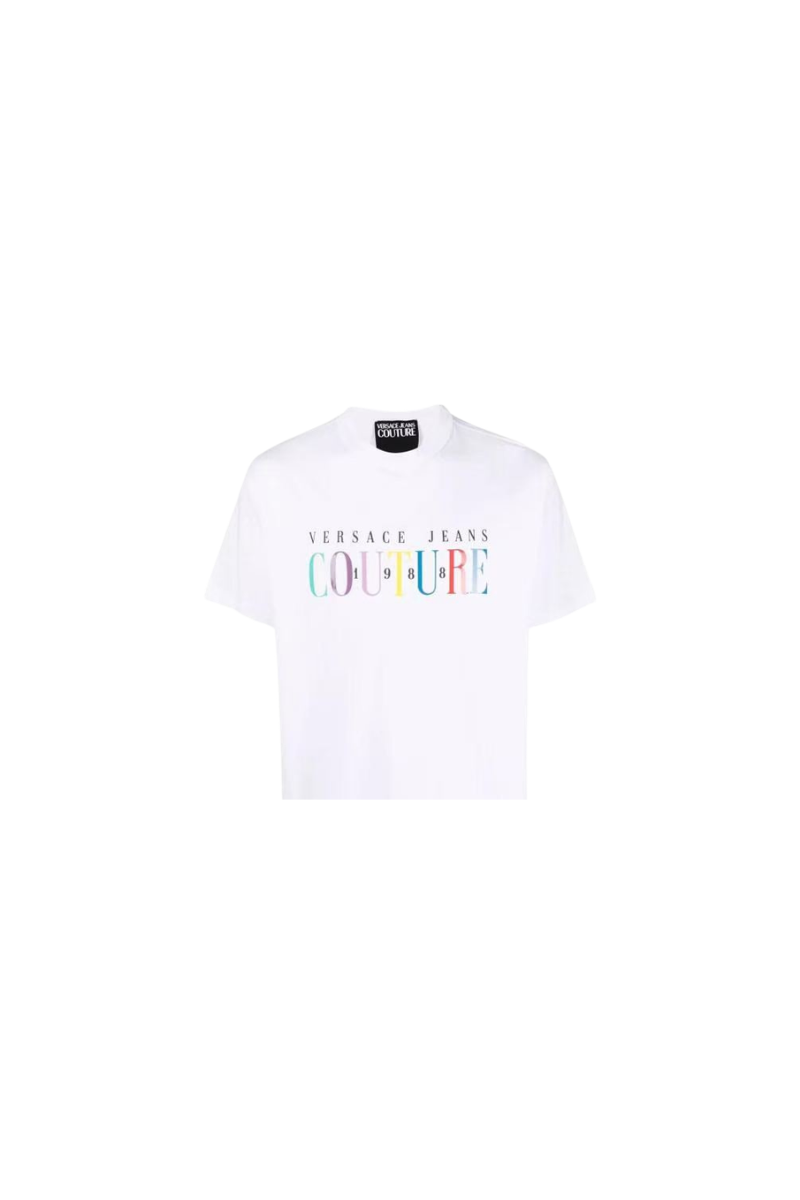 Versace Jeans Couture T Shirt White 72GAHT06-CJ00T-003
