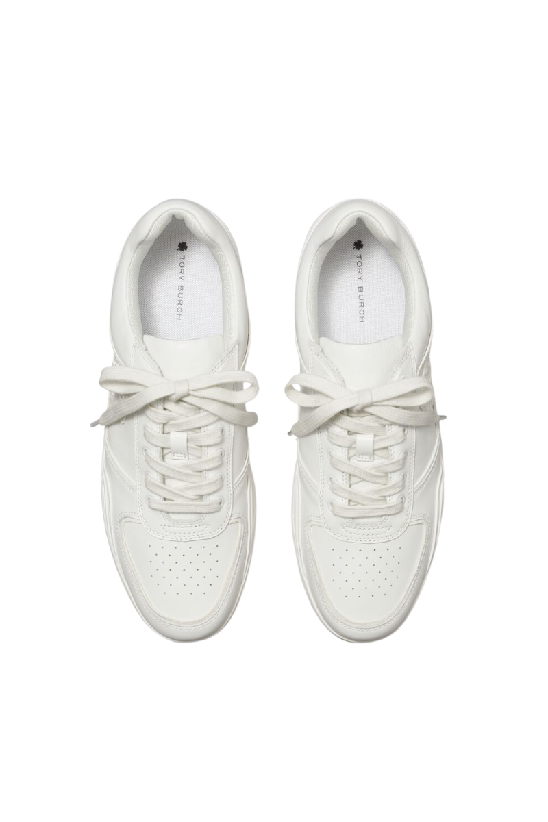 Tory Burch Clover Court Sneakers Titanium White/Titanium White 152959100